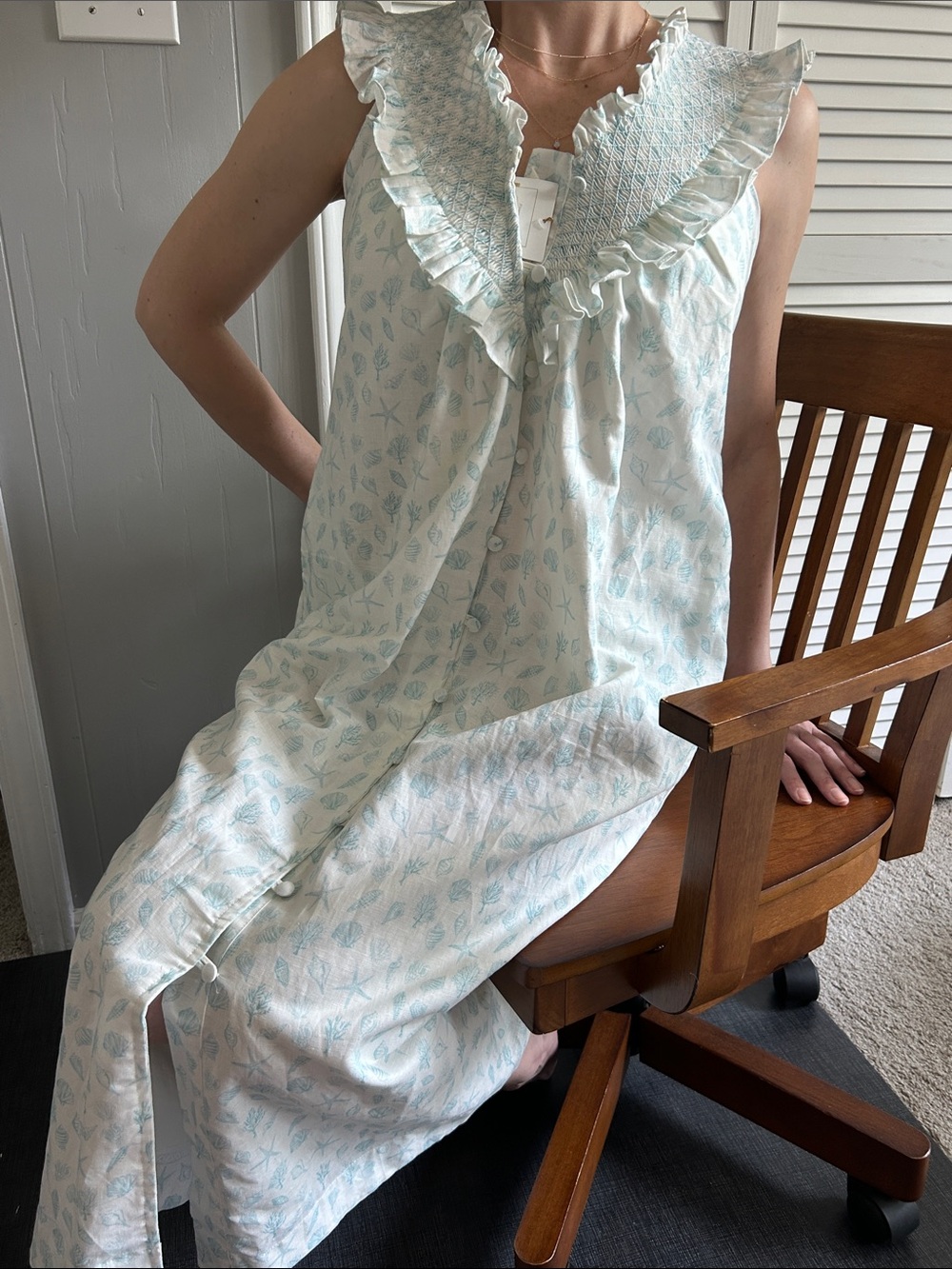Dondolo Sardinia Dress blue S NWT